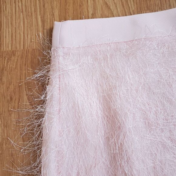 Banana Republic Eyelash Fringe Pencil Skirt Sz 8 - Picture 9 of 11